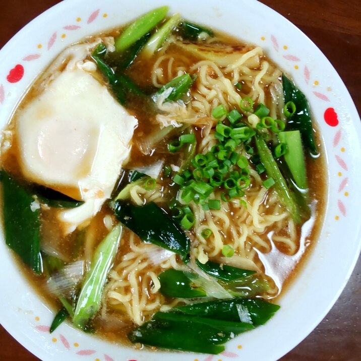 ネギたっぷりラーメン